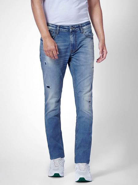 BESTSELLER CLOTHING Light Blue Low Rise Distressed Ben Skinny Jeans
BESTSELLER CLOTHING Light Blue Low Rise Distressed Ben Skinny Jeans