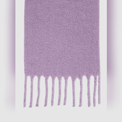 ONLY Purple Woven Scarf