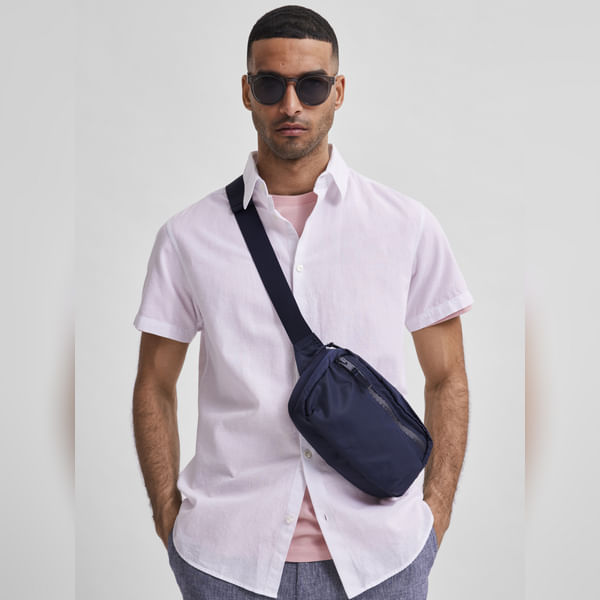 BESTSELLER CLOTHING White Organic Cotton & Linen Blend Half Sleeves Shirt
BESTSELLER CLOTHING White Organic Cotton & Linen Blend Half Sleeves Shirt