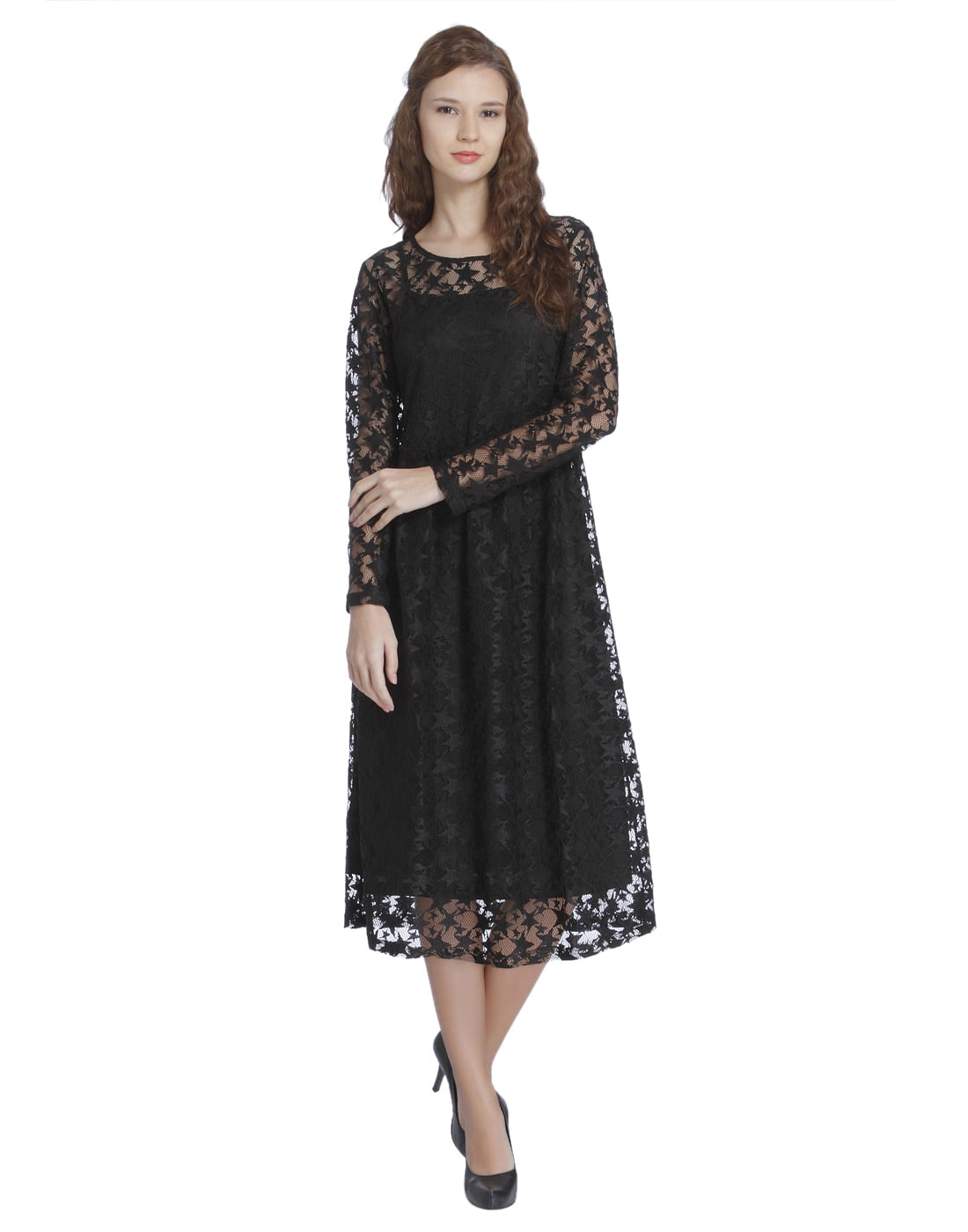 black mesh star dress