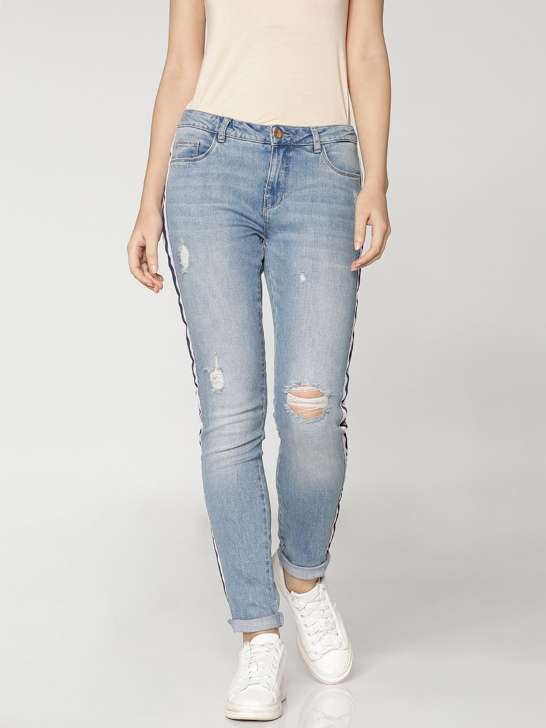tape side jeans for girls