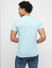 PRODUKT by JACK&JONES Light Blue Cotton Crew Neck T-shirt_411556+4
