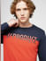 PRODUKT by JACK&JONES Red Colourblocked Full Sleeves T-shirt
