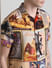 Orange Mexico Collage Print Shirt_413925+6
