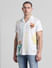 White Printed Short Sleeves Shirt_413930+2