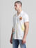 White Printed Short Sleeves Shirt_413930+3