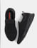 Black Knitted Slip On Sneakers_415458+3
