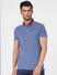 Blue Polo Neck T-shirt_388507+2