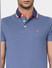 Blue Polo Neck T-shirt_388507+5