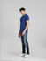 Blue  Polo Neck T-shirt_395568+6