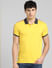 Yellow Polo Neck T-shirt_395572+2