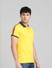 Yellow Polo Neck T-shirt_395572+3