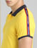 Yellow Polo Neck T-shirt_395572+5
