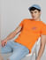 Orange Crew Neck T-shirt_393102+1