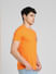 Orange Crew Neck T-shirt_393102+3