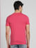 Pink Graphic Print Crew Neck T-shirt_392690+4