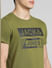 Green Graphic Crew Neck T-shirt
