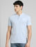 Blue Polo Neck T-shirt_395582+2