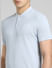 Blue Polo Neck T-shirt_395582+5