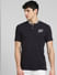 Black Polo Neck T-shirt_395583+2