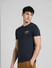Blue Crew Neck T-shirt_393768+3