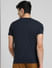 Blue Crew Neck T-shirt_393768+4