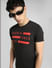 Black Graphic Print Crew Neck T-shirt_393788+1