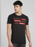Black Graphic Print Crew Neck T-shirt_393788+2