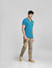 Blue Polo Neck T-shirt_395585+6
