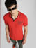Red Polo Neck T-shirt_395586+1