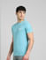 Light Blue Crew Neck T-shirt_393800+3