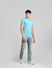 Light Blue Crew Neck T-shirt_393800+6