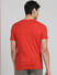 Red Crew Neck T-shirt_393802+4