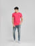 Pink Crew Neck T-shirt_393806+6