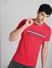 Red Graphic Print Crew Neck T-Shirt_393815+1