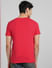 Red Graphic Print Crew Neck T-Shirt_393815+4