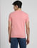 Pink Graphic Print Crew Neck T-shirt_393819+4