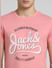 Pink Graphic Print Crew Neck T-shirt_393819+5