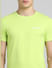 Lime Green Crew Neck T-shirt_393828+5