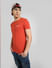 Red Crew Neck T-shirt_393830+1