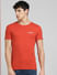 Red Crew Neck T-shirt_393830+2