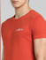 Red Crew Neck T-shirt_393830+5