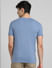 Blue Graphic Print Crew Neck T-shirt_393113+4