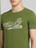 Green Graphic Print Crew Neck T-shirt_393125+5