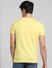 Yellow Graphic Print Crew Neck T-shirt_393865+4