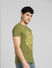Green Graphic Print Crew Neck T-shirt_393866+3