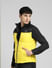 Yellow Colourblocked Puffer Vest Jacket_388124+3