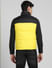 Yellow Colourblocked Puffer Vest Jacket_388124+4
