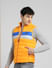 Yellow Colourblocked Puffer Vest Jacket_388125+3
