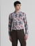 Grey Floral Full Sleeves Shirt_413939+2